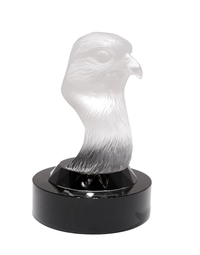 Crystal Falcon Head Decor